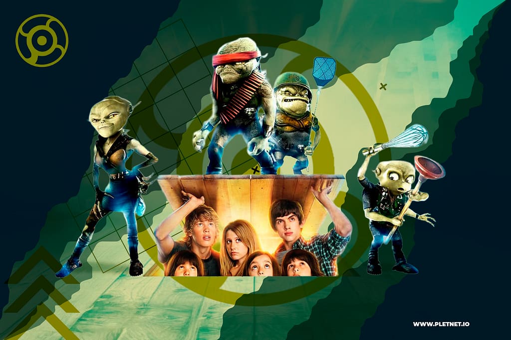 Ciencia ficción, slapstick y alienígenas en el techo: Pequeños invasores (2009) es el caso perfecto de una película que los niños amaron y los adultos criticaron. Disponible en Plétora Kids. #PequeñosInvasores #CineFamiliar #PlétoraKids