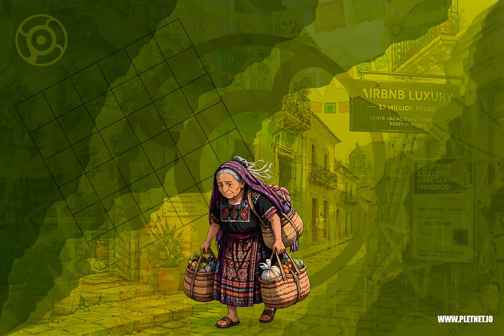Oaxaca se vende por piezas. El capital llega, la memoria se va. Tori analiza la gentrificación como violencia estructural. Nodos Libres, en Studio. #PlétoraStudio #Gentrificación #DerechoALaCiudad