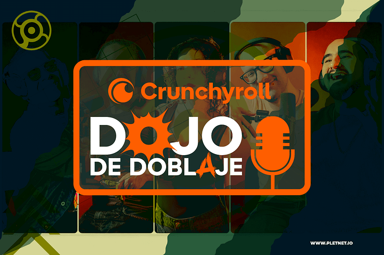 Crunchyroll trae el Dojo de Doblaje a CCXP México 2026. Pepe Toño Macías, Carla Castañeda y más voces icónicas te enseñan a dar vida al anime. ¡Atrévete a entrar a la cabina! #Crunchyroll #DoblajeMexicano #PletoraNetwork