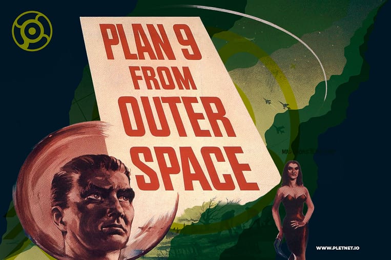 Platillos voladores con hilos visibles, zombies de cartón y Bela Lugosi desde el más allá. Plan 9 es la película que todos deberían ver una vez. #Plan9FromOuterSpace #CineCulto #PlétoraTV