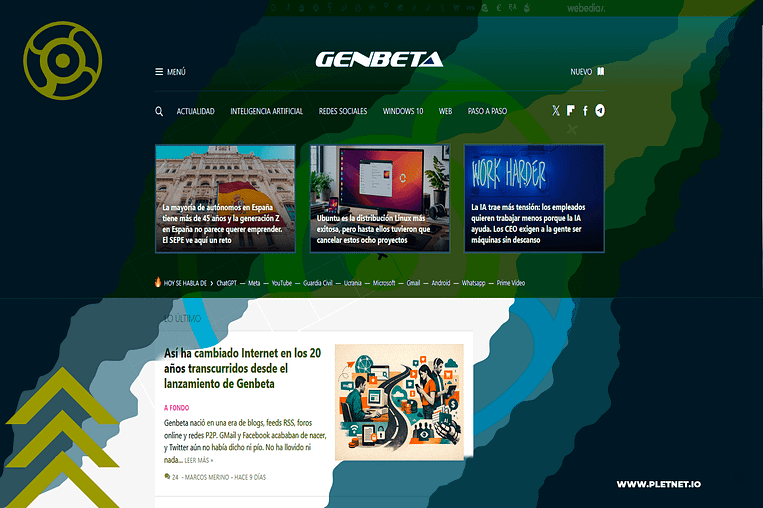 Genbeta cierra tras 20 años. Los resúmenes de IA de Google ahogan a los medios que dependen del tráfico de búsqueda. Un final que es una advertencia. #Genbeta #PeriodismoTecnológico #PlétoraNetwork
